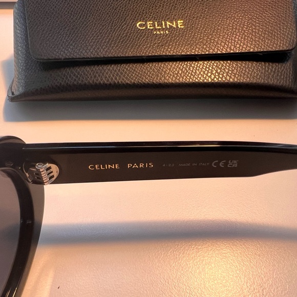 Celine Arc De Triomphe Oval Sunglasses Black - Picture 5 of 7